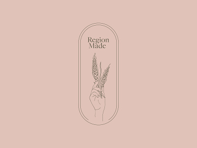 Region Made Logo brand brandidentity branding design hallmark illustration logo logotype typography