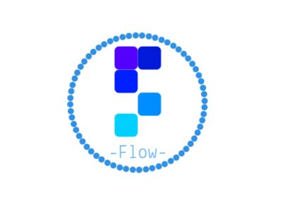 -Flow- abstact design icon logo