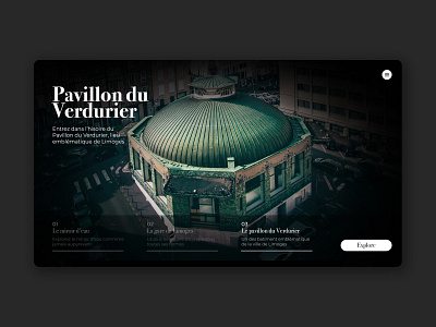Pavillon du Verdurier app art branding city city guide contrast design landing landing page landing page. long exposure photo photo book photography street street art ui ui ux urban visual