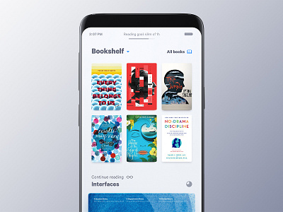 Books Mobile App app book cover mobile reading app ui