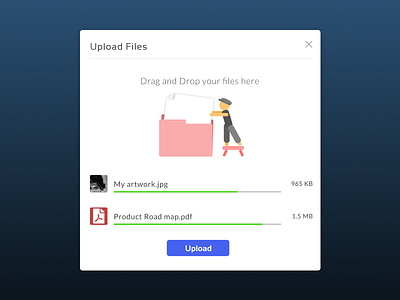 DailyUI #031 - File Upload dailyui dailyui031 design file upload illustration southpawsketchtales ui uidesign ux widget