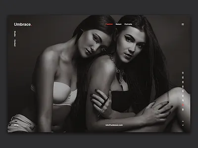 Studio Landing Page creative ui dark ui fashion ui landing page plane ui simple ui studio land page studio ui trendy ui ui