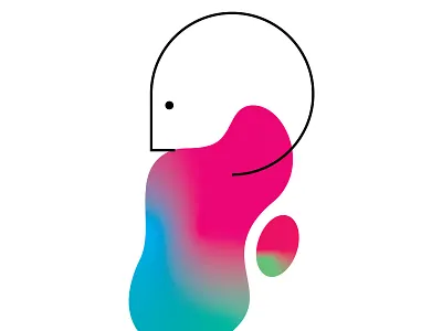gradient face aghoriart animation arjun makwna art artist branding design fashion flat graphic graphic design icon illustration indian logo people typography ui ux web