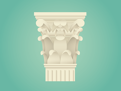 Corinthian antik antik greek antikdesign antiklogo cologne corinthian grafikdesign graphicdesign illustration köln logo logodesign luxembourg mikasalentiny pillar pillarillustration renaissance renaissancedesign salentiny