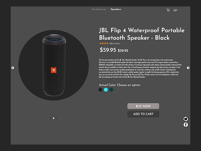 Jbl Speaker Ui app banner branding clean layout design headphone illustration interface invitation logo mobile app ui typography ui user interface user interface. websites. ux website