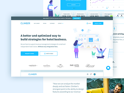 Climber Home app crm design illustration jtbd product design ui user center design user experience user interface ux website