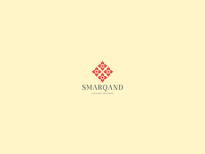 Smarqand branding branding design design flower flower illustration flower logo grid grid system illustration logo mark monogram negative space logo negativespace rose rose logo royal typography