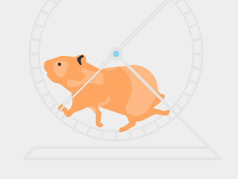 Hamster Wheel character animation hamster hamster wheel stuck walk cycle