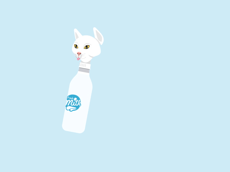 Chait Lait - Les mots dits 2d 2d animation after effects animation character loop motiondesign