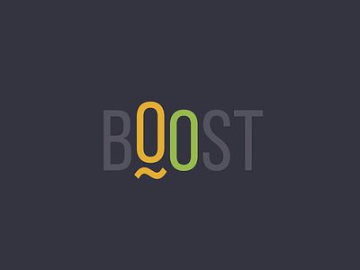 Boost - app logo brand by joshua branding logo typography