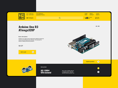 Tekbox e-commerce website front slider sliders technologie tunis tunisia ui ux web design website