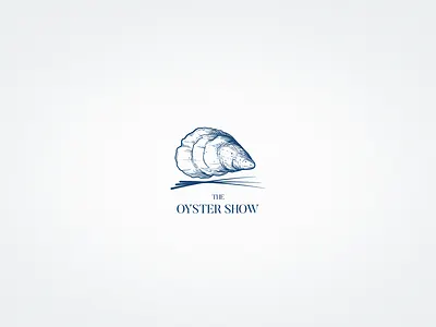 The Oyster Show logo design brand branding design logo luxury brand restaurant