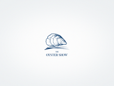 The Oyster Show logo design brand branding design logo luxury brand restaurant