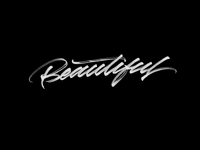 Beautiful beautiful behance project brush brushpen calligraphy graphic design hand lettering hand writting handmade font handwritting inspiration lettering logo logotype print print apparel typo typography