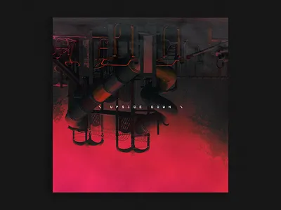 Upside Down dark design photoshop red stranger things upside down