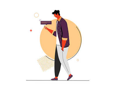 Message Notification adobe illustrator art art board bangalore design drawing graphic art graphic design illistration illustration jithu message app notifications sketch sketchapp ui ui ux vector