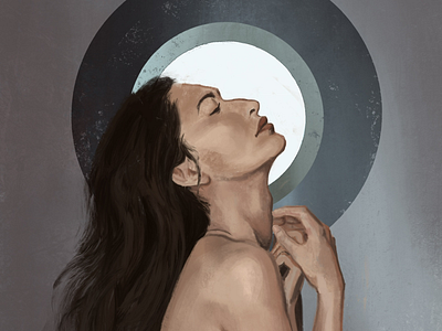 Eva art artist artwork digital drawing figure painting portrait procreate sketch