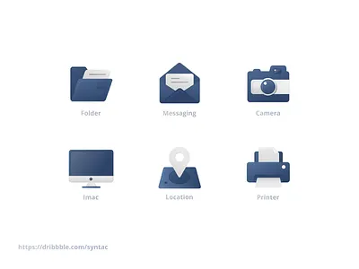 Icons - style Exploration app branding color design explore gradient icons idenitity illustration letter mark set trending types ui