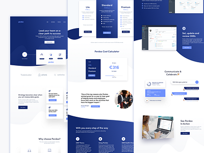 Perdoo Unreleased homepage ui ux web web design