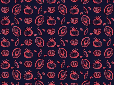 Ingredients pattern illustration pattern points