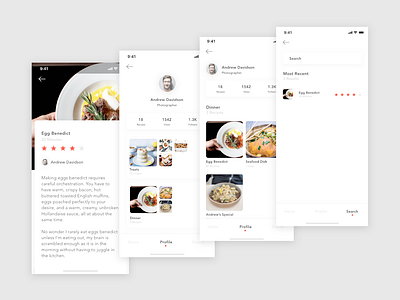 Food Application Day 4 app design daily challange daily ui challange design food app ui ui design ux ui ux ui design