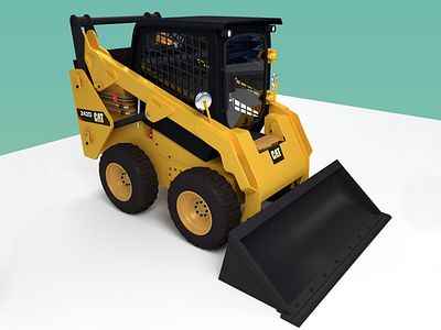 Bobcat 3D 3d b3d blender blender3d bobcat lynda machinery