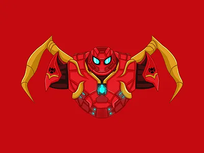 Iron spider : buster Suit design hulk illustraion illustration illustration art iron ironman marvel marvelcomics spiderman vector vector art vectorart