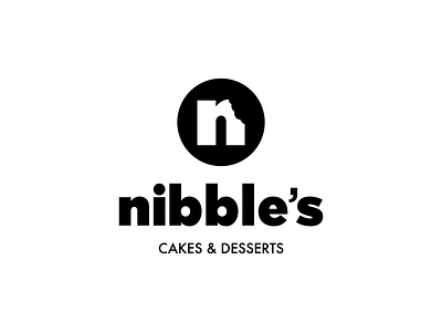 Nibble's Logo badge branding design flat graphic design graphic art icon illustration illustrator lettering logo minimal type typography vector