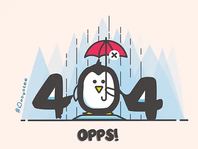 404 error design flat icon illustration lettering logo type typography vector