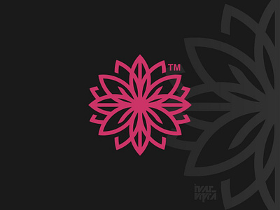 Flowerrr mark brand branding brandmark floral flower flower logo icon identity illustration logo logogram logomark mark symbol vector