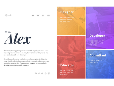 Personal Website - Full uid website wordpress