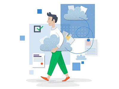 Wherever You want character design illustration ui vector vector illustration vectors