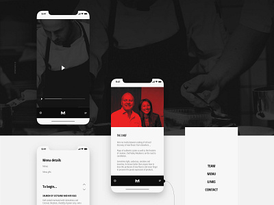 Meulien - Michelin awarded restaurant meulien mobile ui ux web website