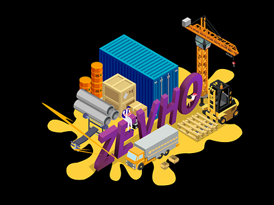 ZevHo design illustration logo sketch