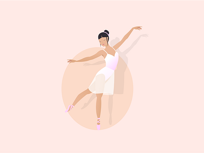 Ballerina art ballerina illustrate ui