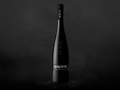 Naomi alcohol branding bottle bottle design branding drink food krylia fmcg branding label label design logo naming naomi packaging design plum wine wine