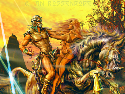 Fantasy Escape - detail comic art fantasy art graphic novel illustration