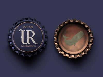 Ugartebeer vol. 2 cap design beer beer bottle branding design handlettering handmade type handmadefont lettering logo type typography