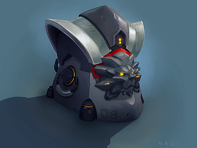 Reinhardt's chest chest game art
