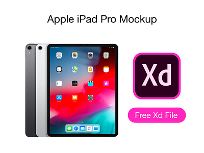 iPad Pro 2018 Mockup 2018 adobe xd free design free mockup ipad pro mockup xd