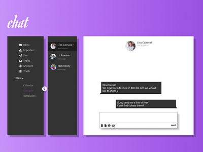 Chat || Just for fun figmadesign ui ux design web design