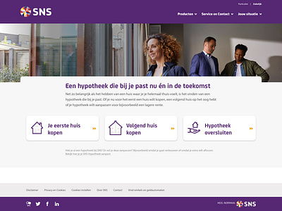 SNS - Hypotheken banking customer exp customer journey mortgages uidesign usability user experience