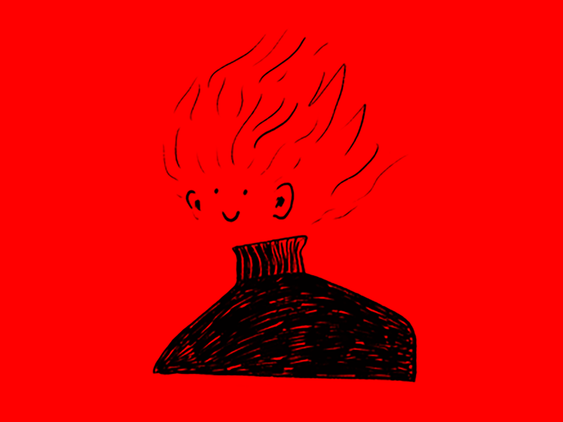 because you're worth it hair illustration wind