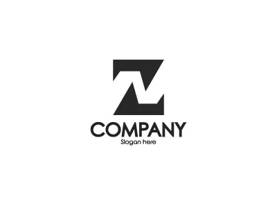 ZN logo initial letter n letter z logo minimalist logo