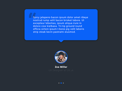 039 Testimonial app daily 100 daily 100 challenge dailyui design minimal mockup testimonial ui ux vector web