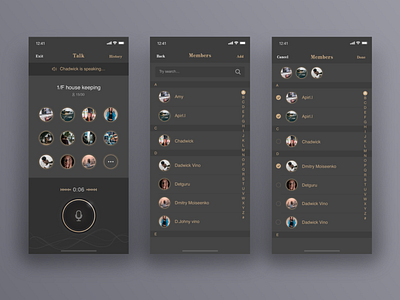 Instant Mission Talk App app ios iphone sketch ui