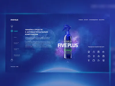 Fiveplus abstract design explore homepage interaction navigation ui unsplash ux web design website