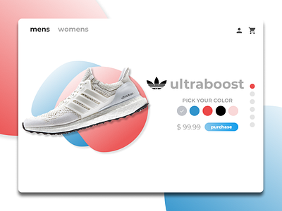 Single Product - Daily UI 012 adidas adidas originals daily daily 100 daily 100 challenge ecommerce product page shoes website