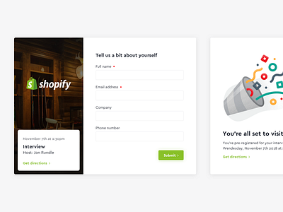 Improved Invites Flow design flow form illustration invite sign up ui ux visitor web