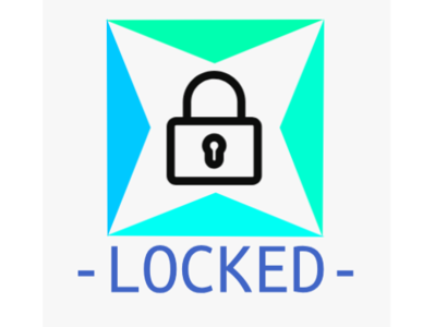 -Locked- abstact design icon logo